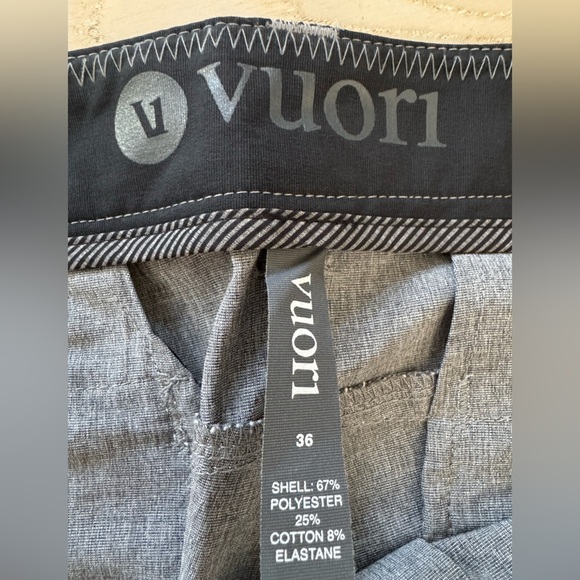 NWOT Vuori Aim Pants 36x32 concrete - Picture 8 of 10